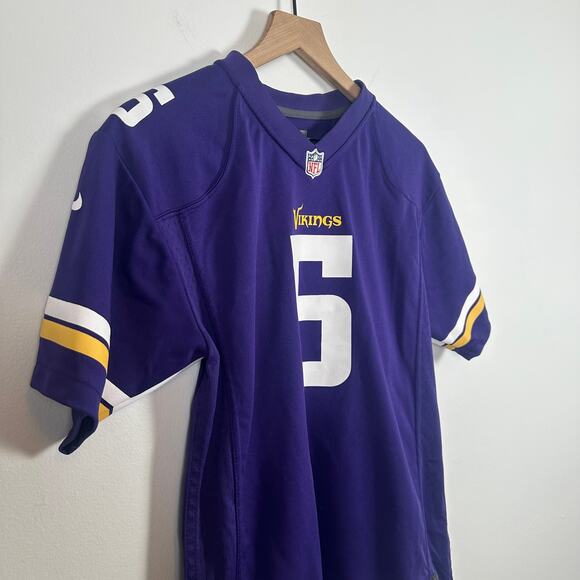 Nike Womens NFL Football Minnesota Vikings #5 Teddy Bridgewater Purple Jersey XL - Picture 3 of 6